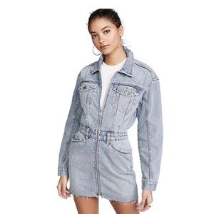 Ksubi Underrated Denim Domino Mini Dress